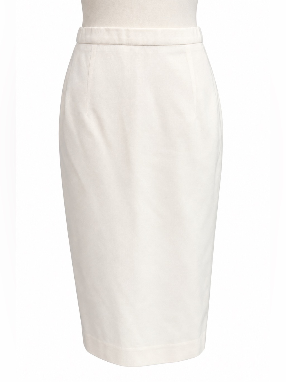 Pendleton 100% Virgin Wool Classic White Pencil Skirt Vintage 4